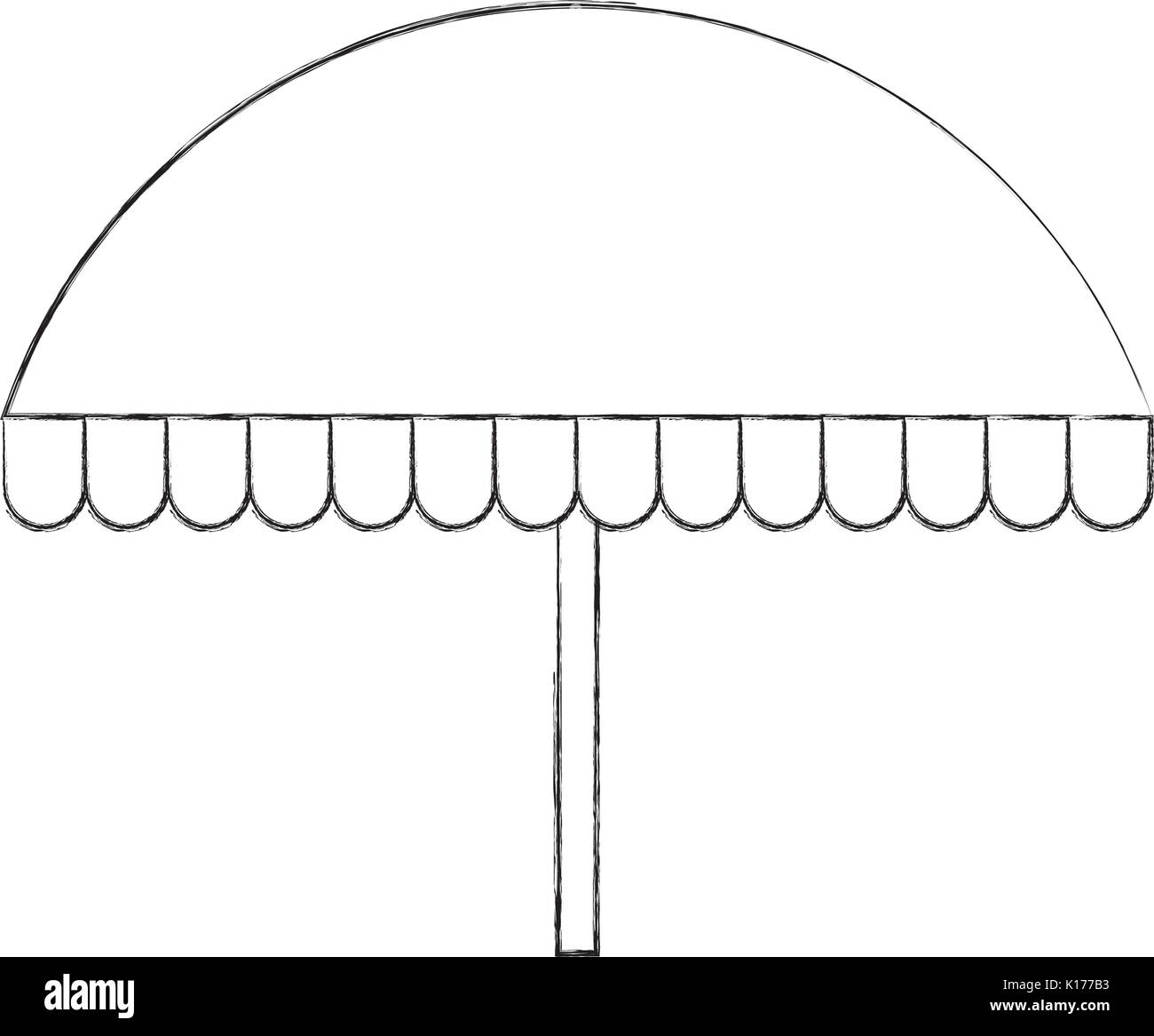 Carnival fast food cart Illustrazione Vettoriale