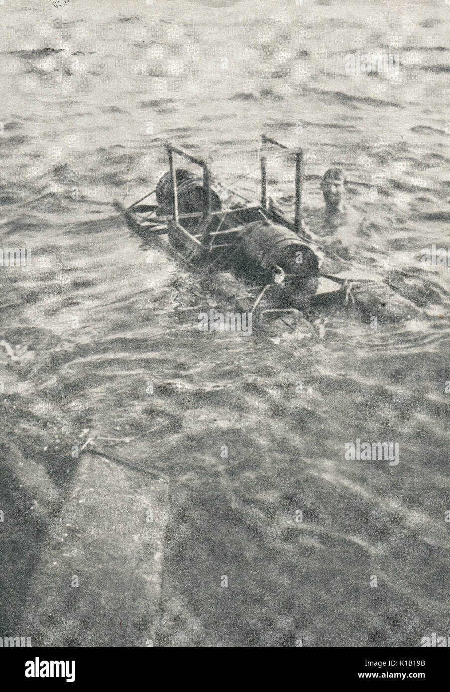 Il luogotenente d'Oyly-Hughes, l uomo che ha distrutto la ferrovia Ismid, agosto 1915, WW1 Foto Stock