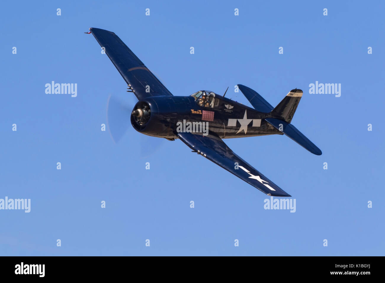 Aereo Grumman F6F Hellcat aerei della Seconda guerra mondiale Foto Stock