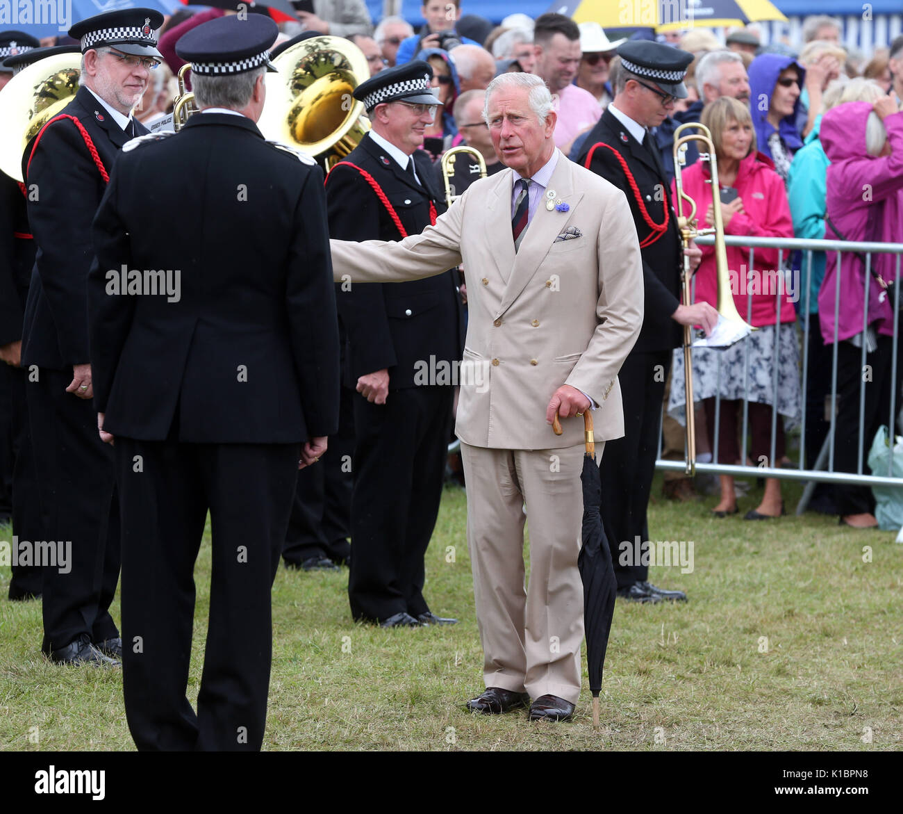 Sua Altezza Reale il Principe di Galles e la duchessa di Cornovaglia visita il Sandringham Flower Show con: S.A.R. il Principe Carlo dove: Sandringham, Regno Unito quando: 26 lug 2017 Credit: WENN.com Foto Stock