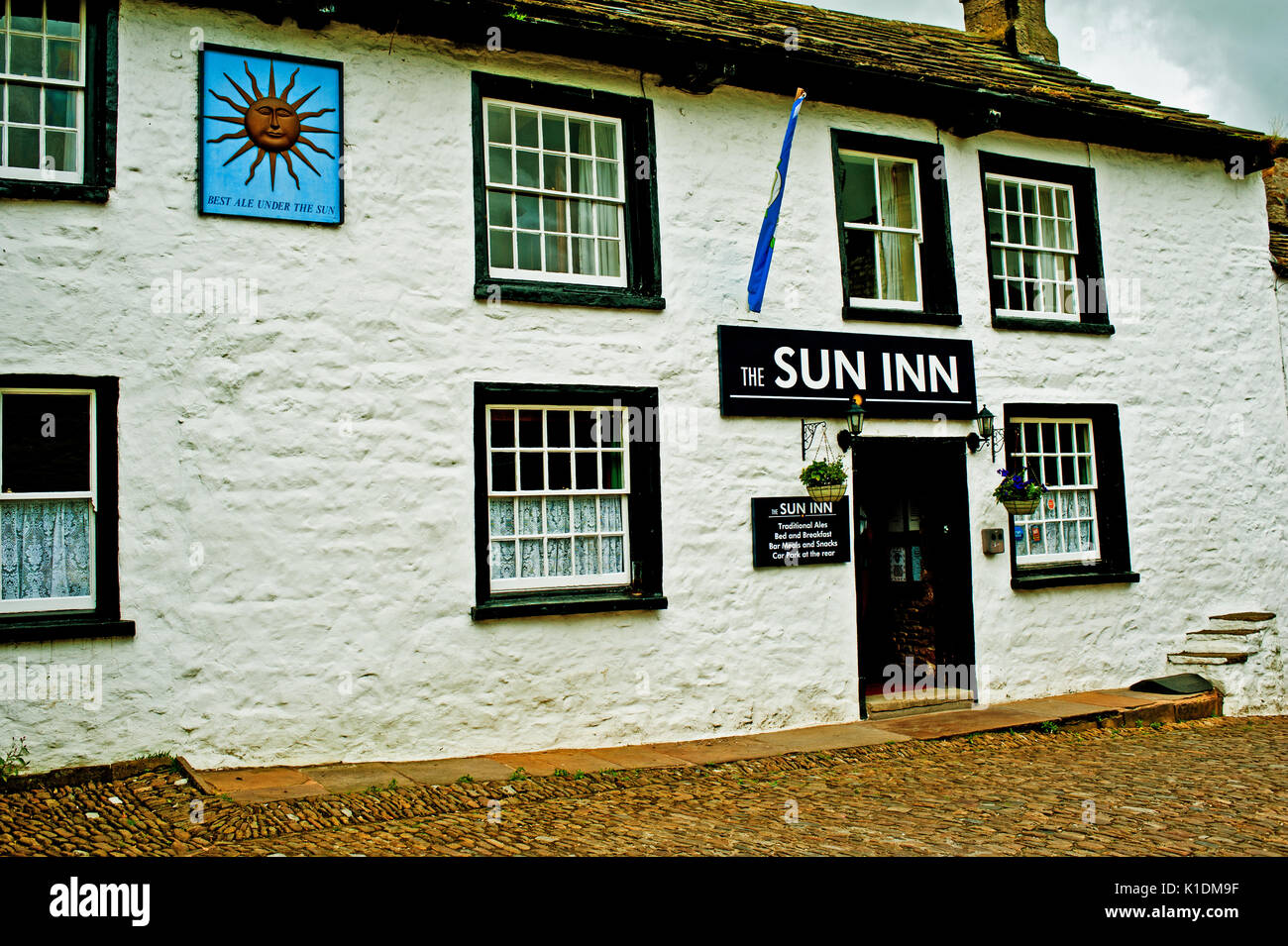 Sun Inn Dent Village,Cumbria Foto Stock