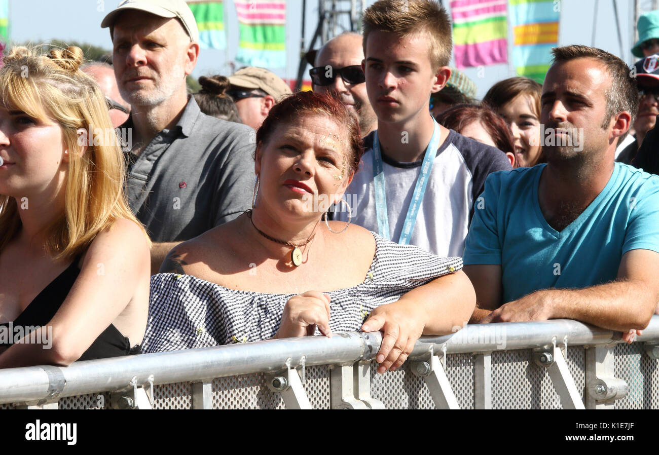 Portsmouth, Regno Unito. 26 Ago, 2017. La polizia di partecipazione a festival vittoriosa a Southsea seafront, Portsmouth, Hants sabato 26 agosto 2017 Credit: KEITH MAYHEW/Alamy Live News Foto Stock