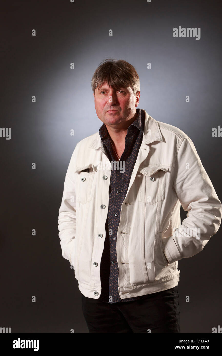 Edimburgo, Scozia il 27 agosto. Giorno 16 Edinburgh International Book Festival. Nella foto: Simon Armitage, poeta inglese, drammaturgo e romanziere Credito: pak@ Mera/Alamy Live News Foto Stock