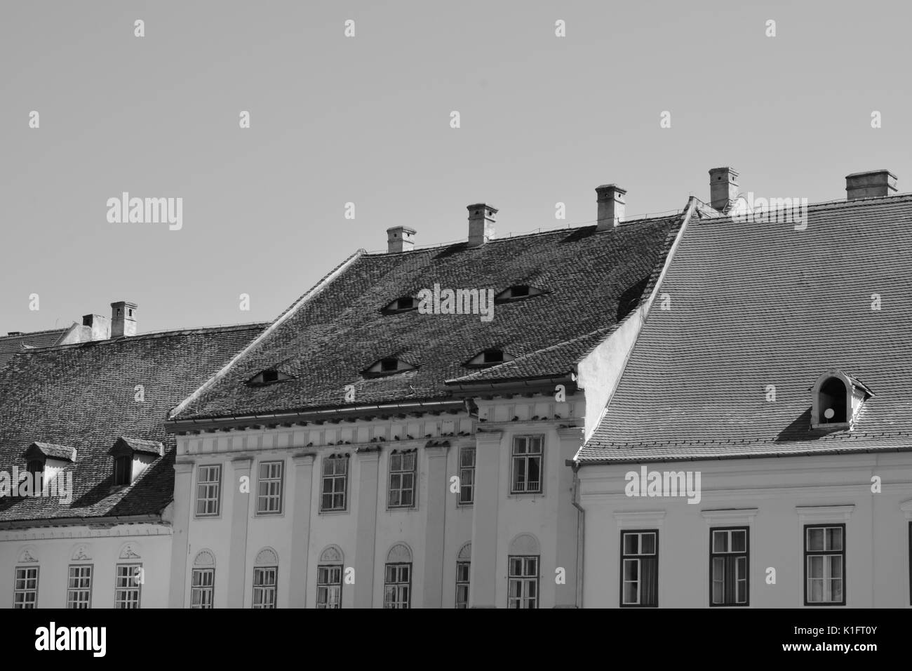 Architettura barocca all'esterno della casa di strada Foto Stock