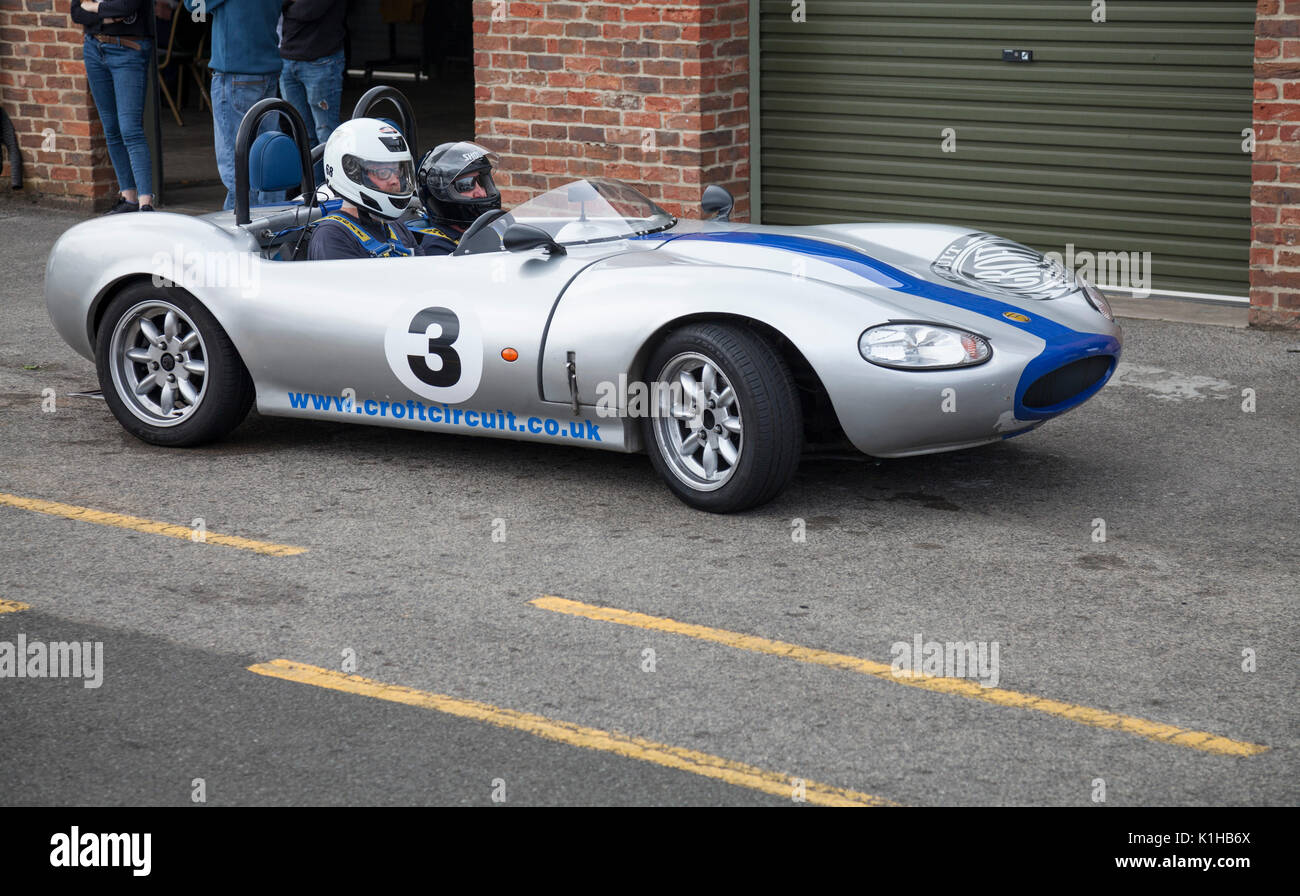 Ginetta G20 auto a Croft Autodromo,North Yorkshire, Inghilterra, Regno Unito Foto Stock