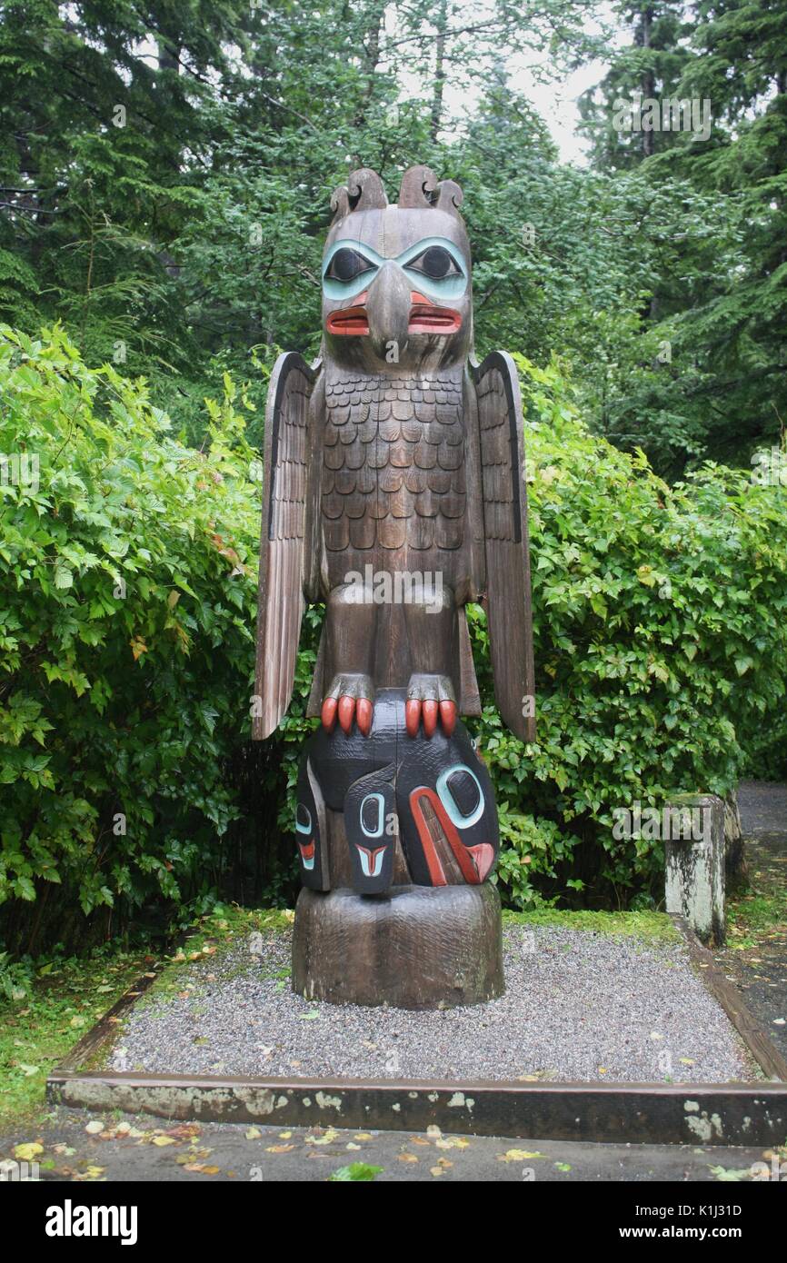 Totem bight State Historical Park Foto Stock