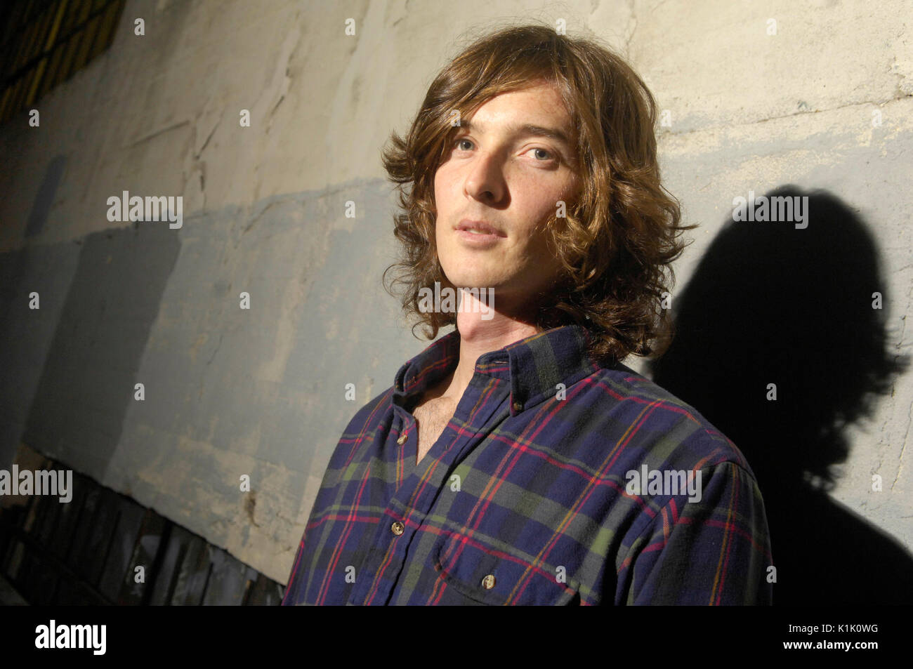 Joey ryan backstage ritratto rockdrive 2009 hotel cafe dicembre 5,2009 di Los Angeles, California. Foto Stock