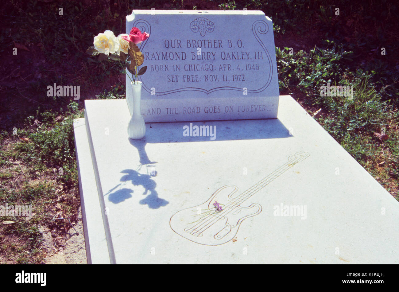 Berry Oakley - Allman Brothers 1987 Foto Stock