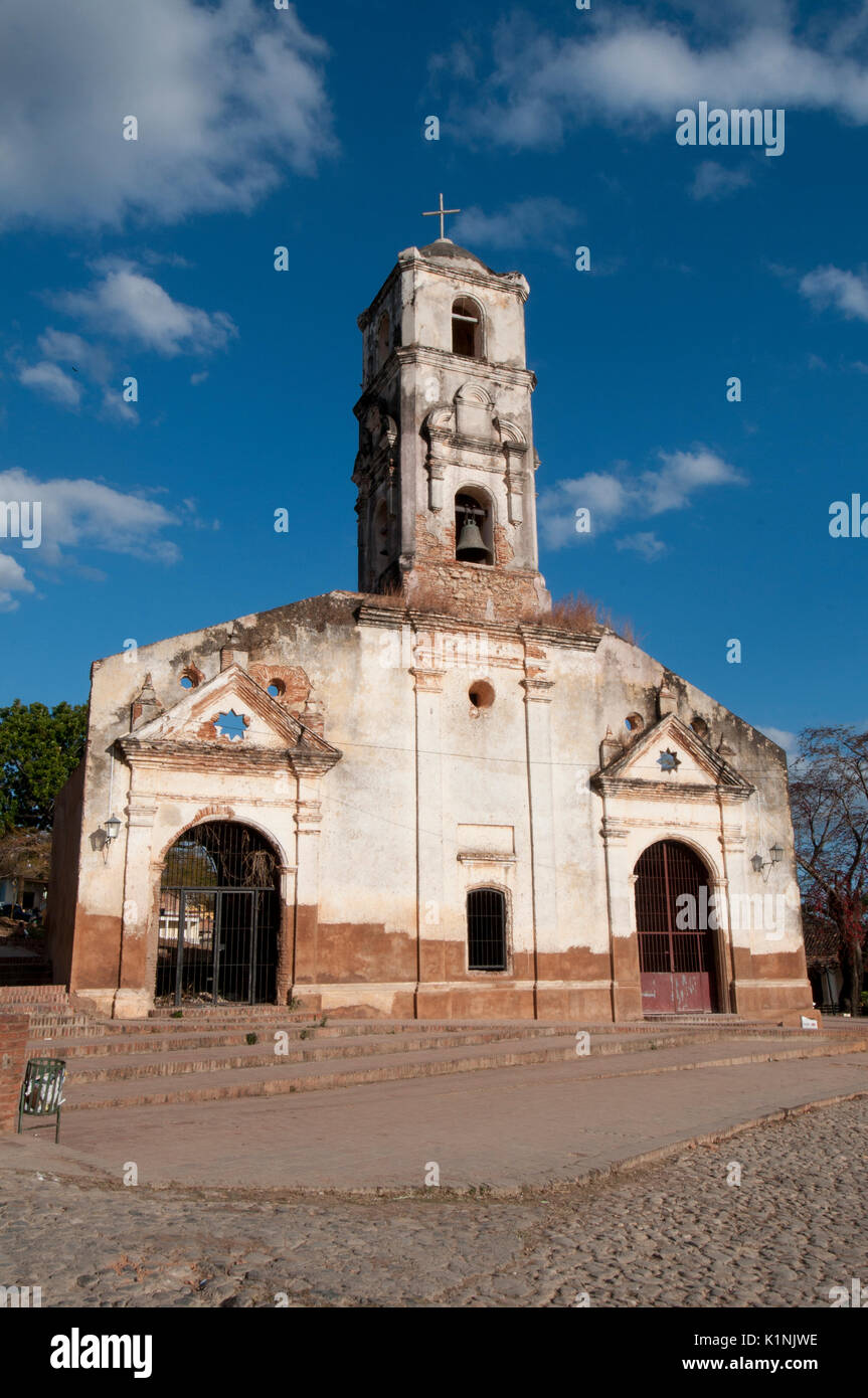 Le rovine della chiesa Iglesia de Santa Anna in Trinidad, Cuba Foto Stock