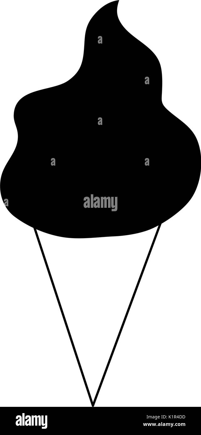 Il cotone candy immagine dell'icona Illustrazione Vettoriale