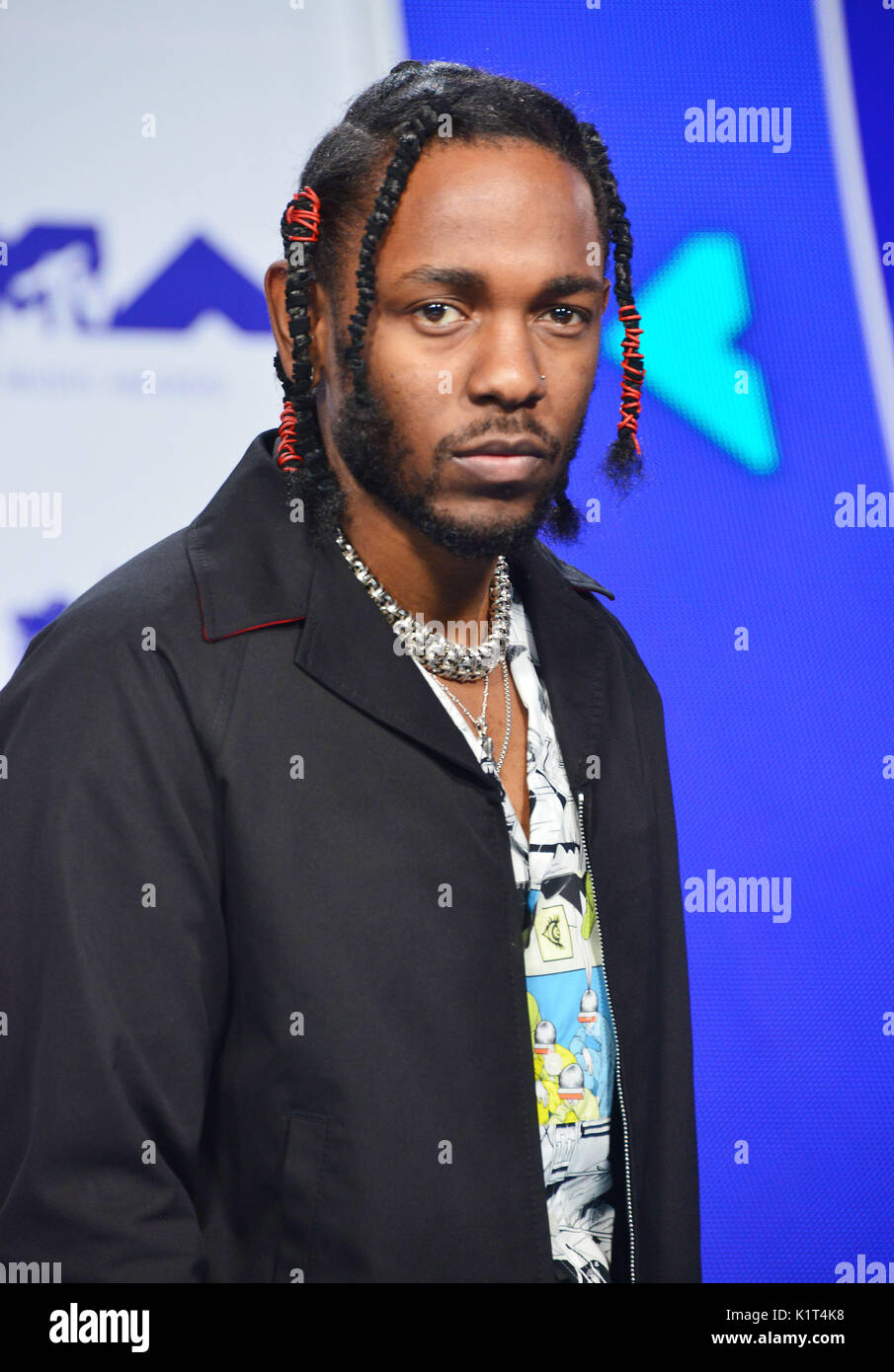 Kendrick lamar 153 arrivando a MTV VMA 2017 ( Music Awards ) presso il  Great Western Forum di Los Angeles. Agosto 27, 2017 Foto stock - Alamy
