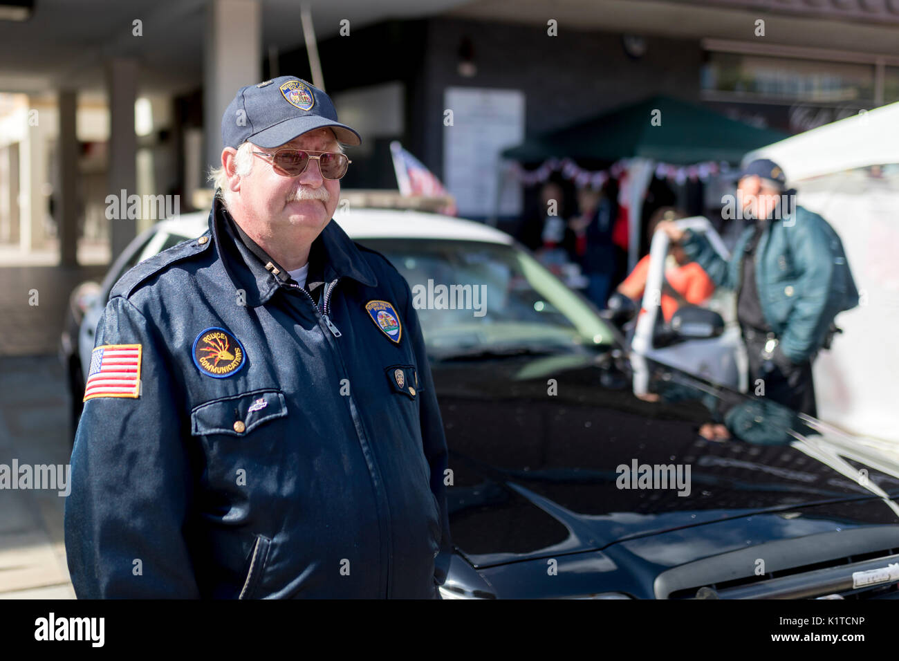 Beverly Hills Cop classico a Doncaster orgoglio evento LGBT Foto Stock