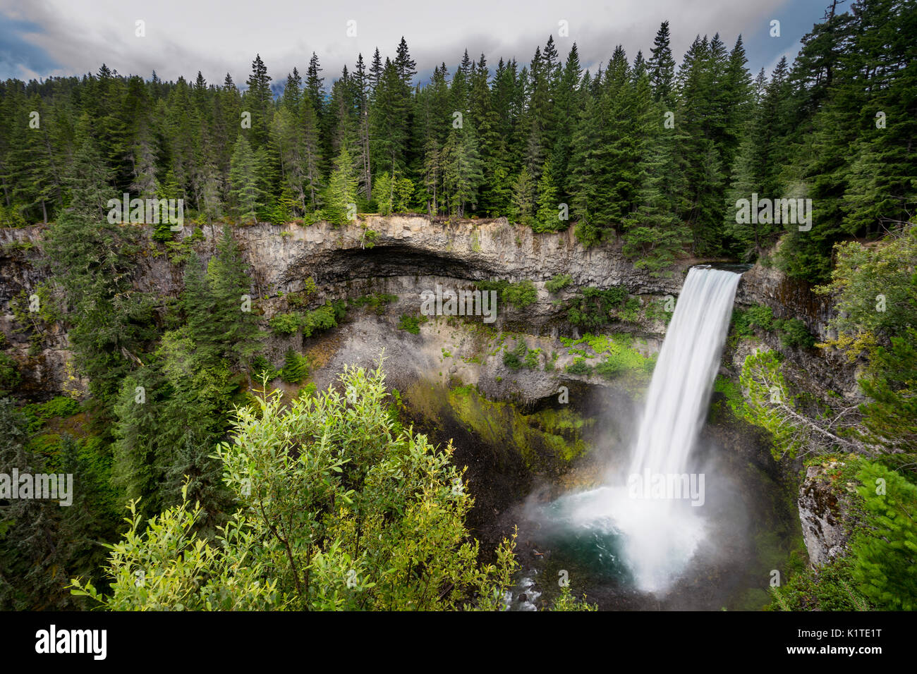 Foto orizzontale di Brandywine cade in Whistler, British Columbia, Canada Foto Stock