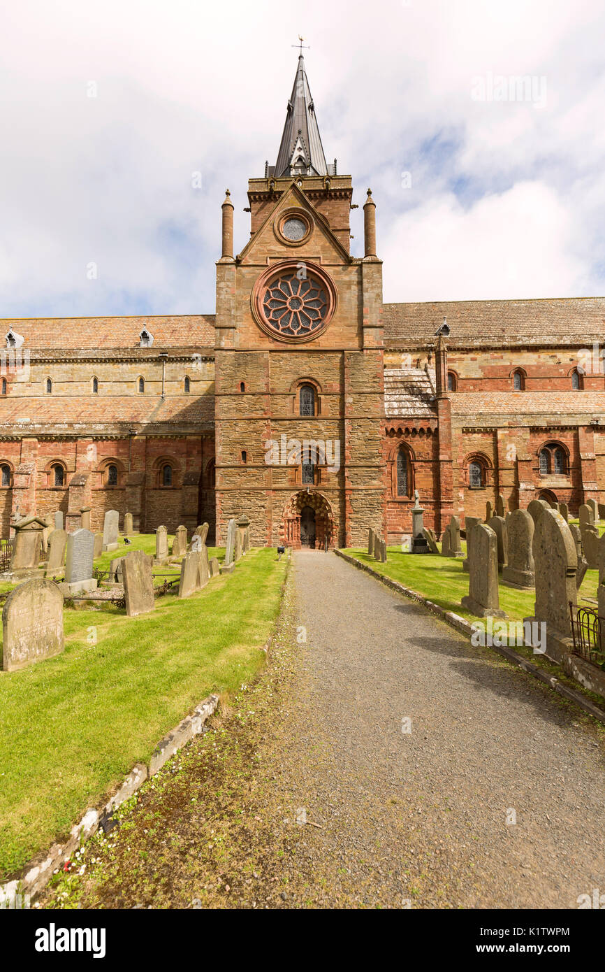 St Magnus Cathedral, Kirkwall, Orkney, Scozia Foto Stock
