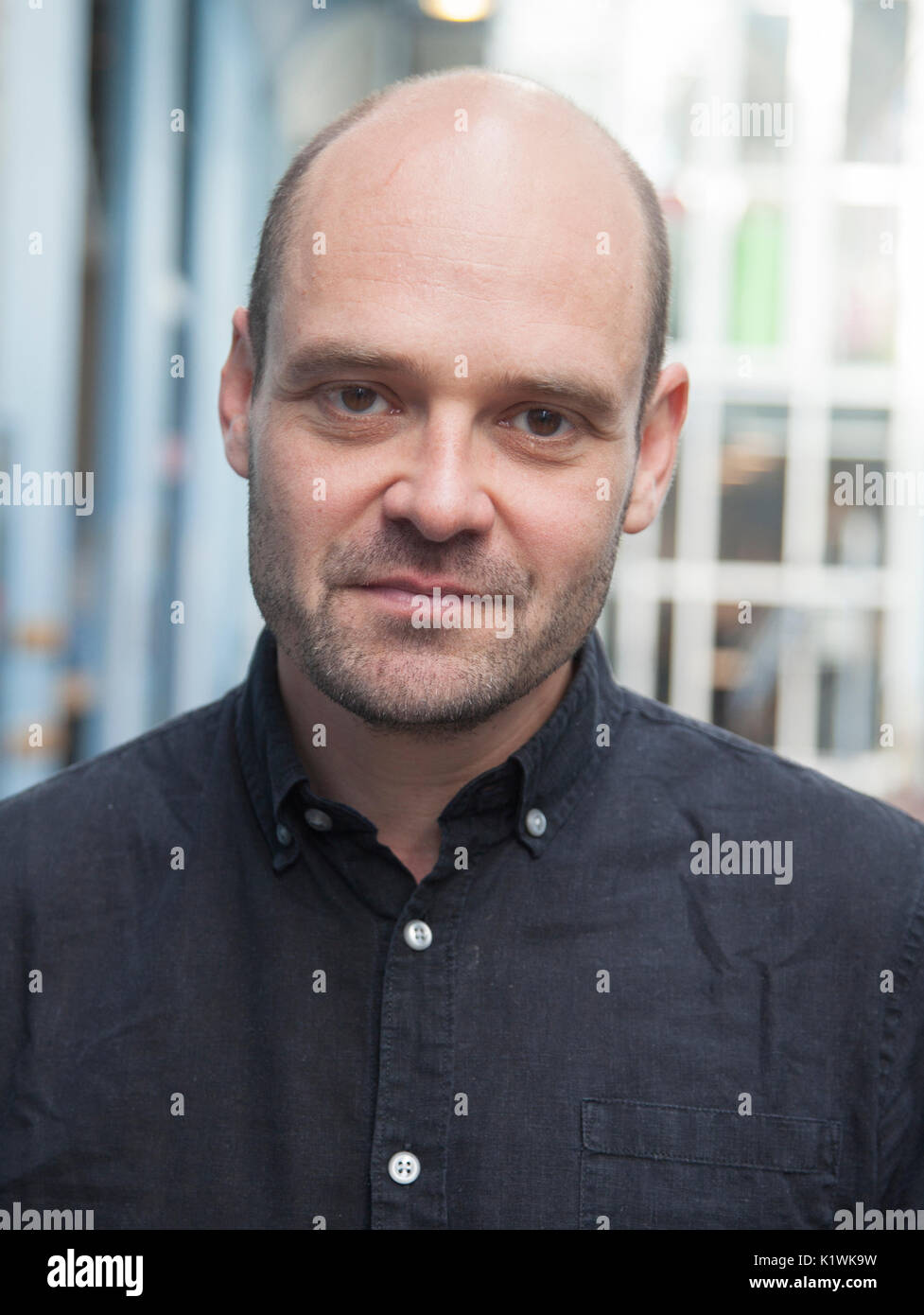 DAVID DENCIK Swedish Danish attore con ruoli importanti in i film in lingua inglese Tinker tailor Soldier Spy e la ragazza con il tatuaggio del drago 2017 Foto Stock