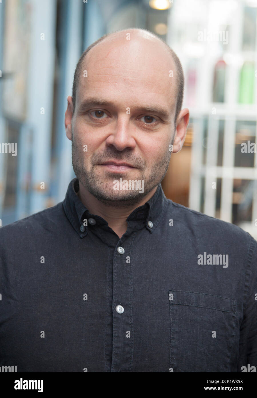 DAVID DENCIK Swedish Danish attore con ruoli importanti in i film in lingua inglese Tinker tailor Soldier Spy e la ragazza con il tatuaggio del drago 2017 Foto Stock