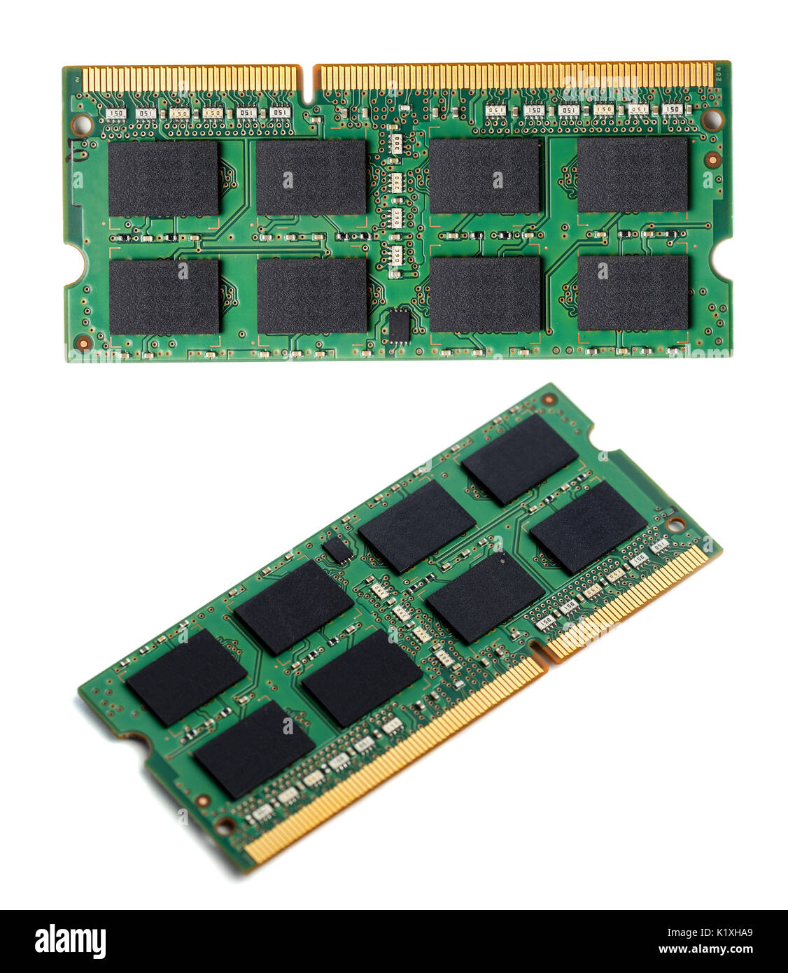 Ram modulo portatile isolato su sfondo bianco Foto Stock