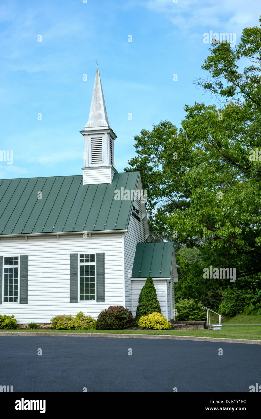 Pagina Valle Chiesa Battista, Highway 340 Nord, Luray, Virginia Foto Stock