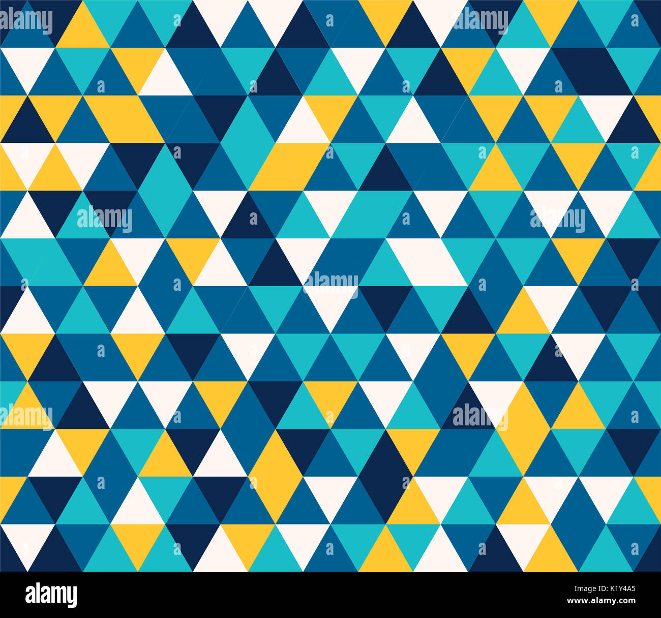 I triangoli colorati modello senza giunture Foto Stock