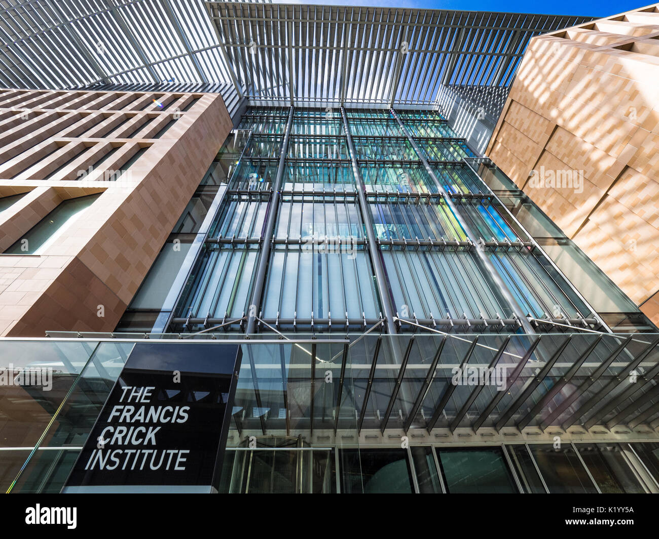 Francis Crick Institute di Londra - un nuovo istituto di ricerche in biomedicina inaugurato nel mese di agosto 2016 Foto Stock