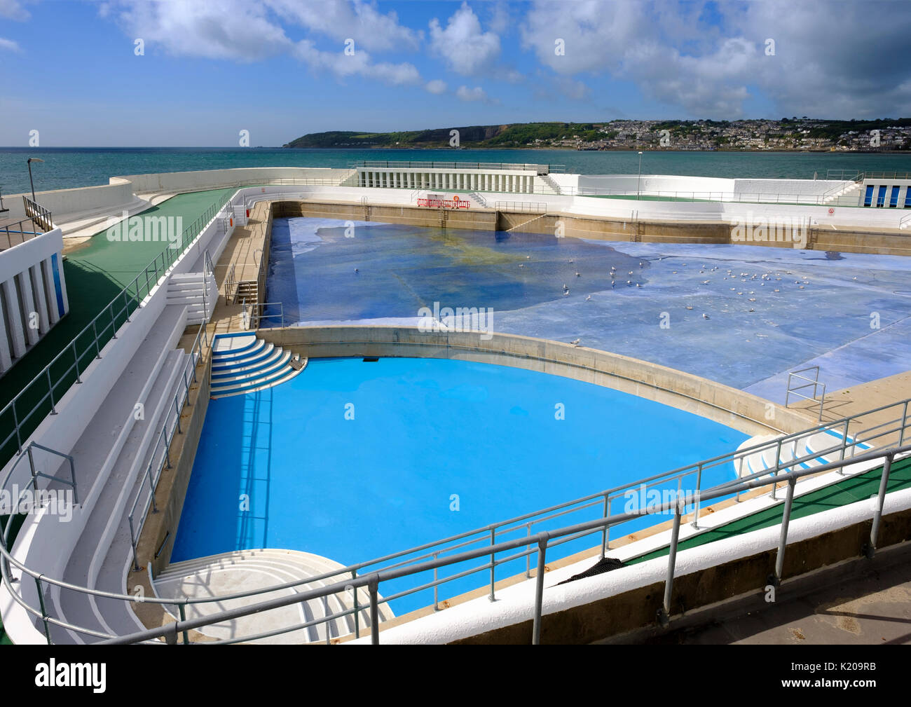 Giubileo piscina, Penzance, Cornwall, England, Regno Unito Foto Stock