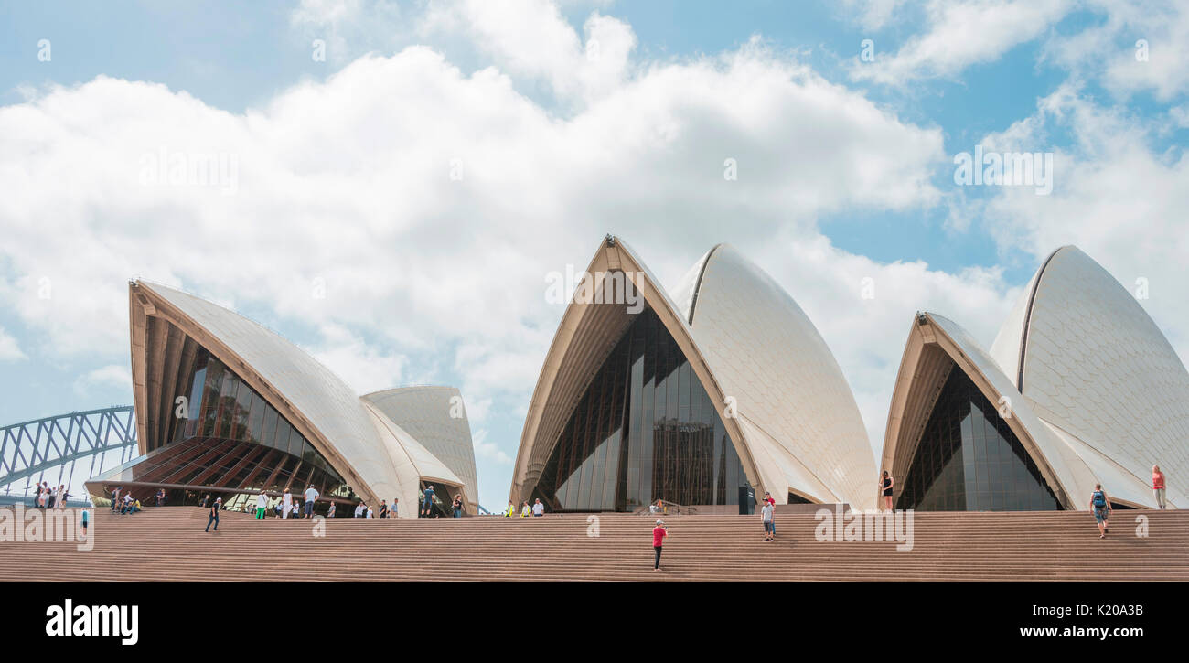 Sydney Opera House, Opera, Sydney, Nuovo Galles del Sud, Australia Foto Stock