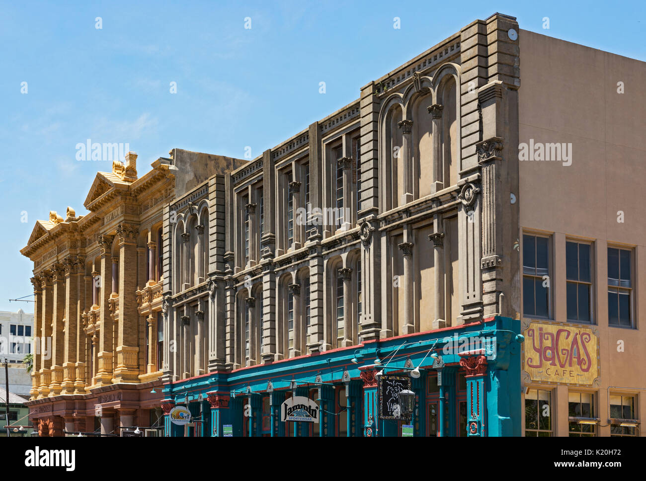 Texas, Galveston, Strand quartiere storico Foto Stock