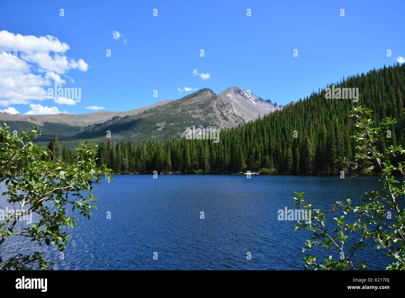 Rocky Mountain Lake Foto Stock
