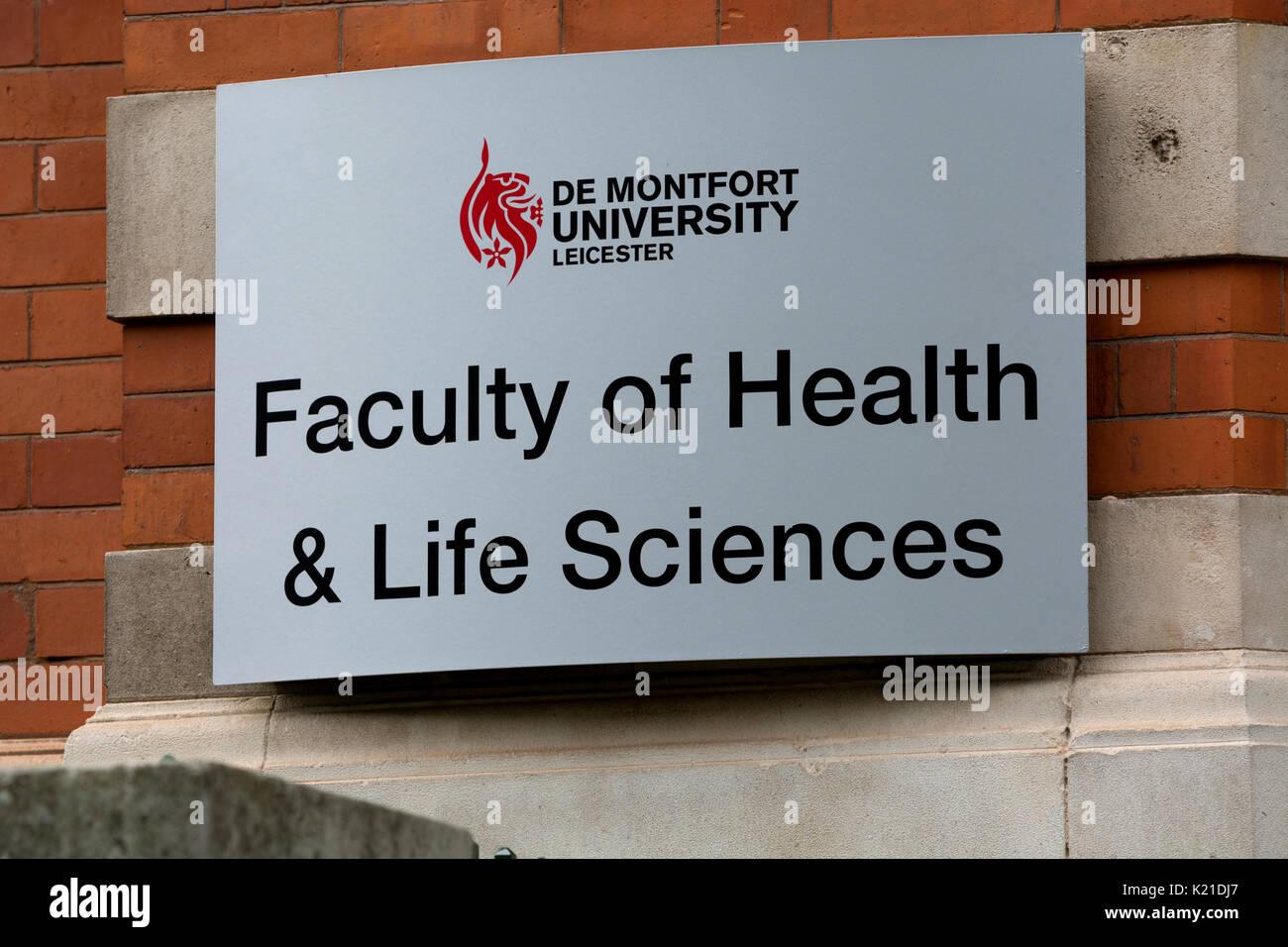 Facoltà di Scienze della Salute & Life Sciences, Biancospino Edificio, De Montfort University di Leicester, Regno Unito Foto Stock