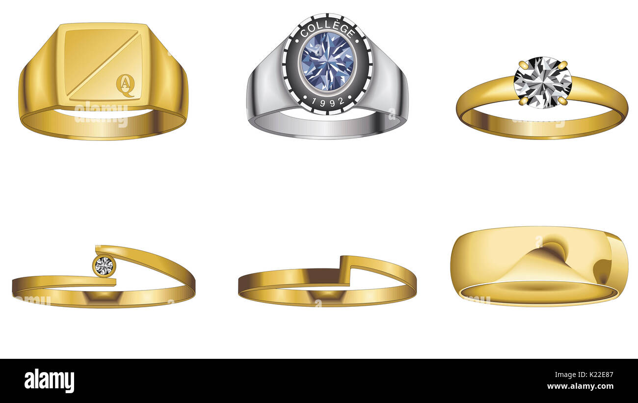 Articolo di bigiotteria indossati sul dito; esso potrebbe avere un significato simbolico. Foto Stock