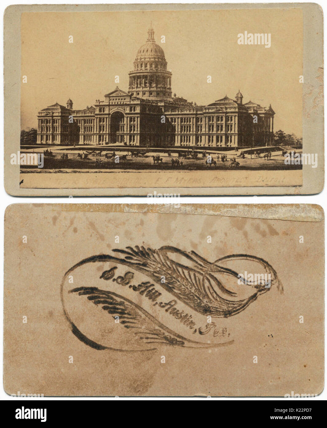Texas State Capitol. E. E. Myers, architetto, Detroit Foto Stock