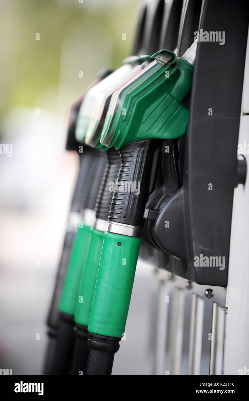/ Diesel gas station Foto Stock