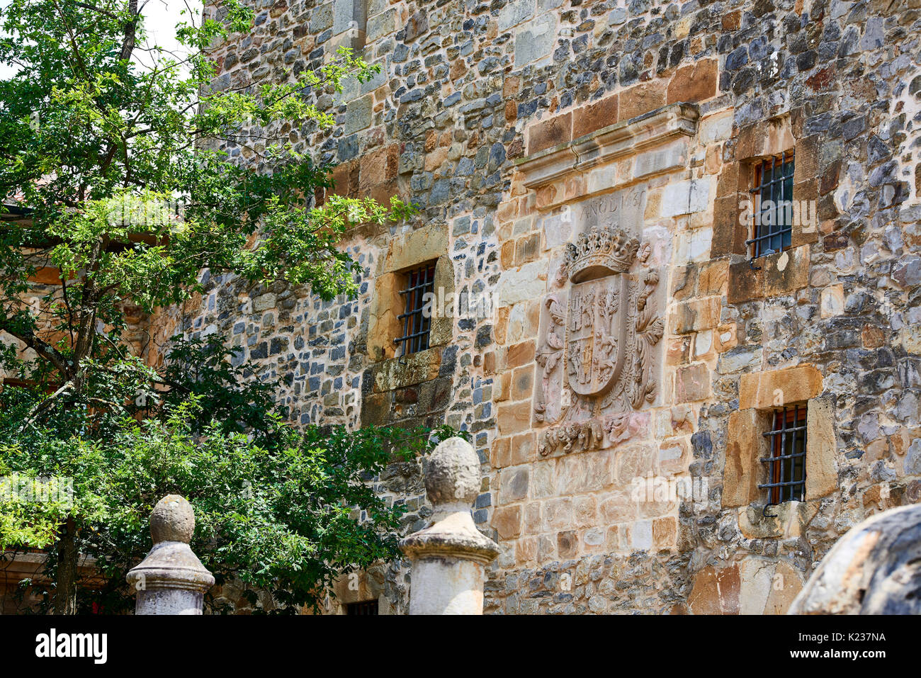 Casa de Juntas de Avellaneda, Sopuerta, Biscaglia, Paese Basco, Euskadi, Spagna, Europa Foto Stock