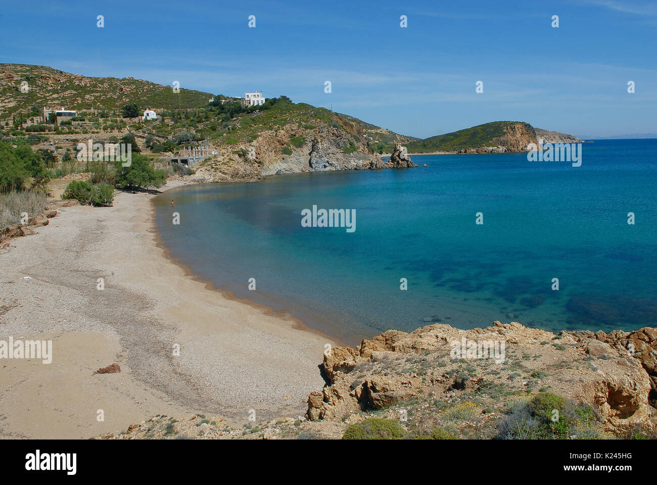 Isola di Patmos, Grecia. Foto Stock