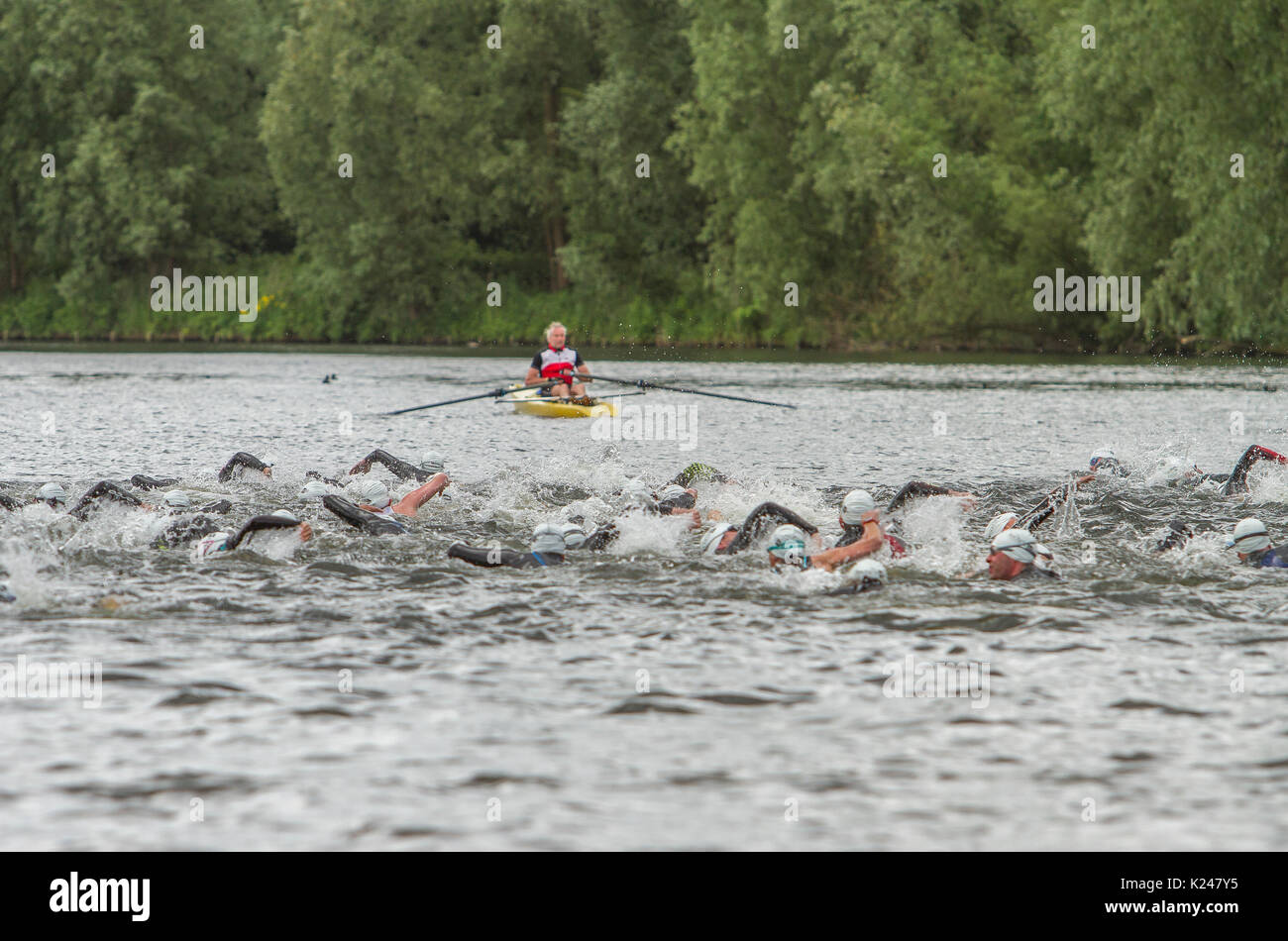 Triathlon Foto Stock