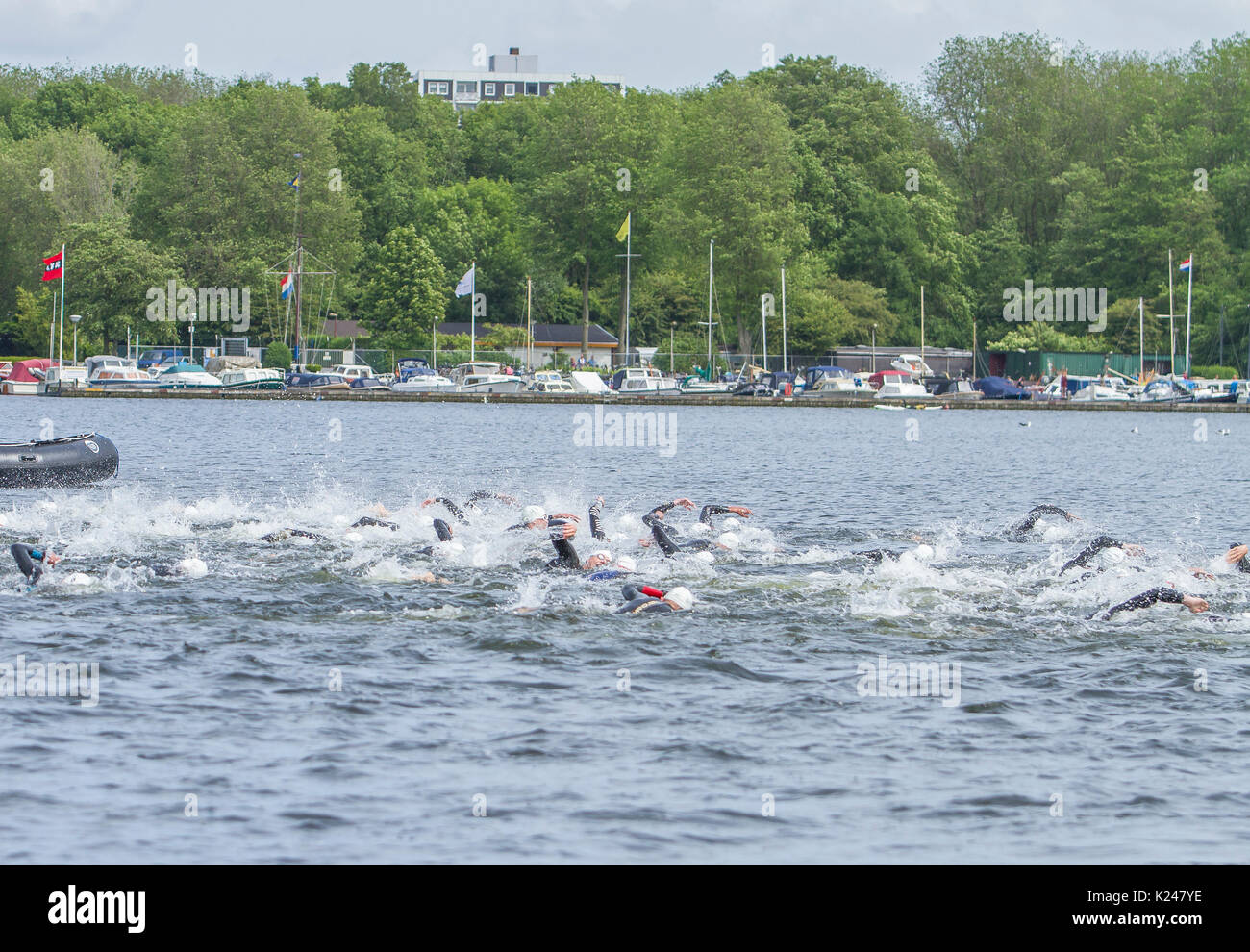 Triathlon Foto Stock