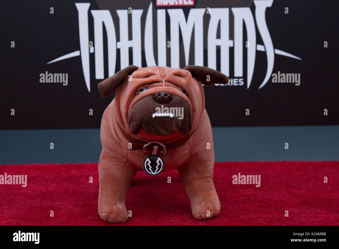 Lockjaw World Premiere 'Inumani' Universal CityWalk Agosto 28,2017 Universal City California. Foto Stock