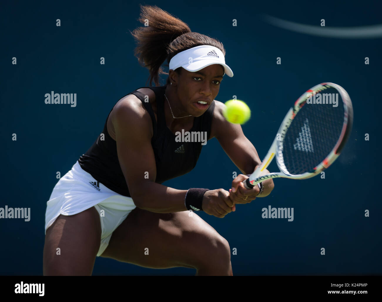 La città di New York, Stati Uniti. 28 Agosto, 2017. Sachia Vickery degli Stati Uniti in 2017 US Open Grand Slam Tennis Tournament © Jimmie48 Fotografia/Alamy Live News Foto Stock