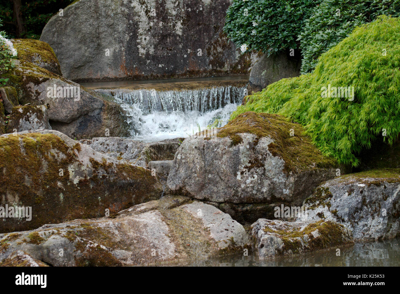 Cascate di acqua in estate Foto Stock