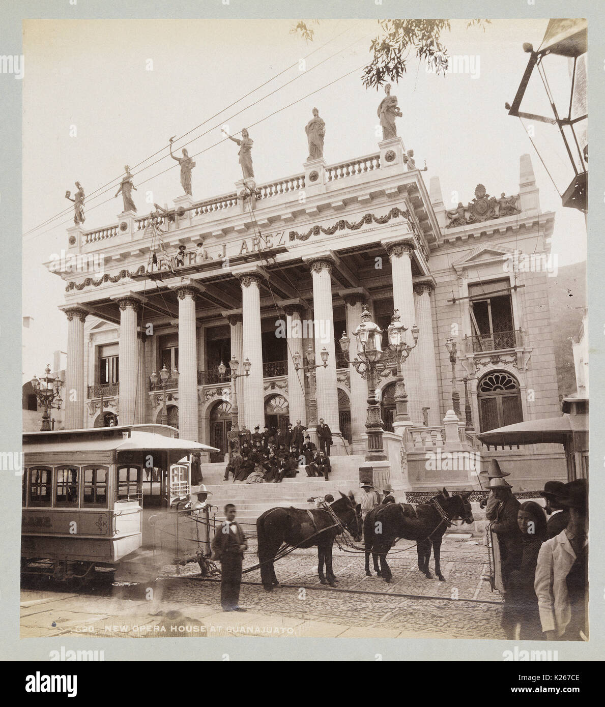 Nuova Opera House a Guanajuato. Foto Stock