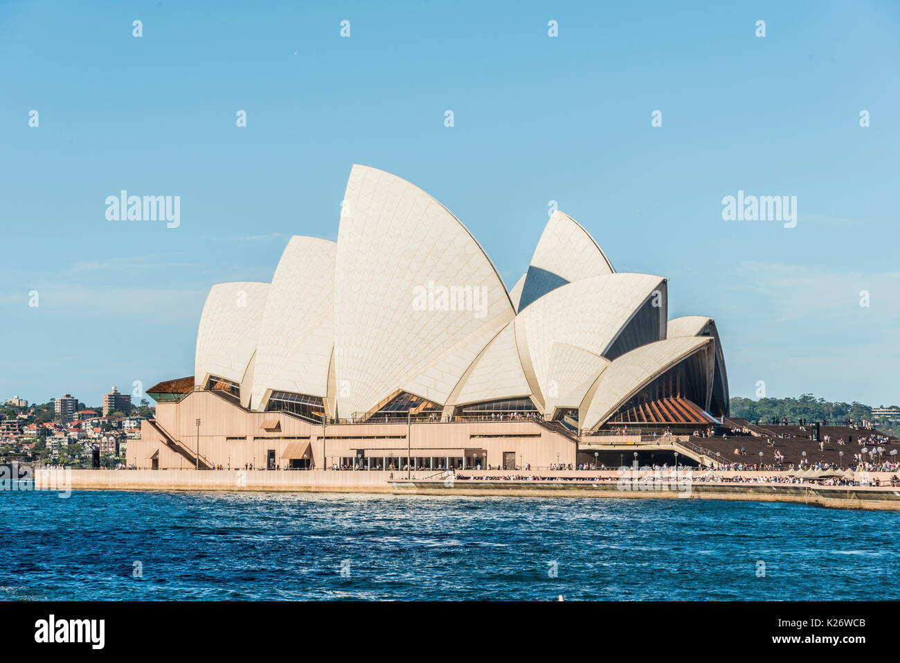 Opera di Sydney Opera House, Bennelong Point, Sydney, Nuovo Galles del Sud, Australia Foto Stock