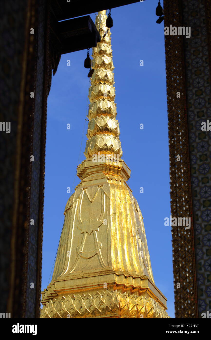 Tempio d'oro Bangkok Foto Stock