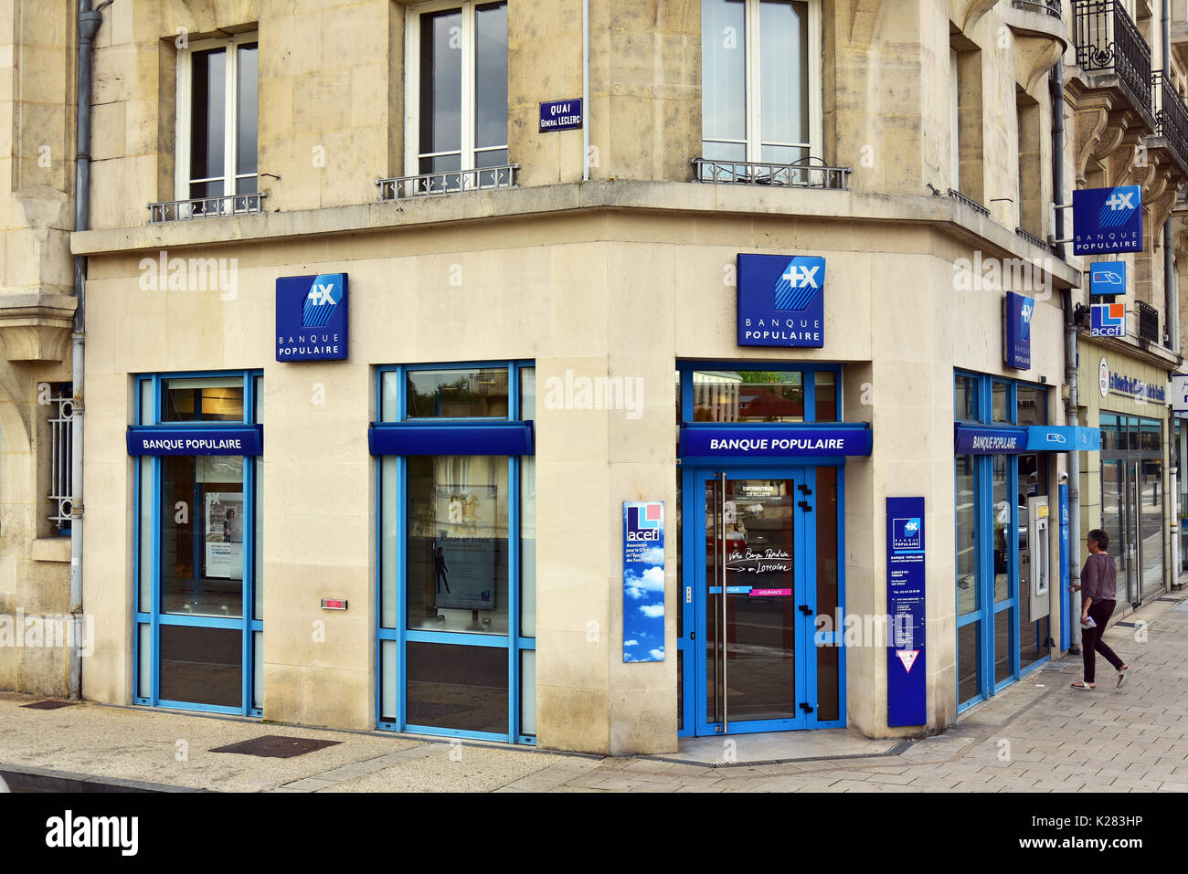 Il ramo di Banque populaire Foto Stock