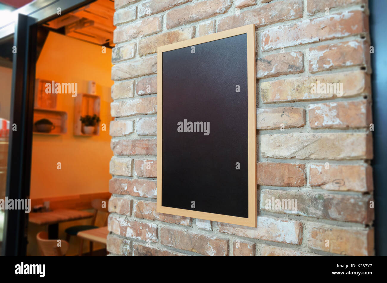 Caffè e bar sandwich scheda menu mockup Foto Stock Caffè e bar sandwich scheda menu mockup Foto Stock