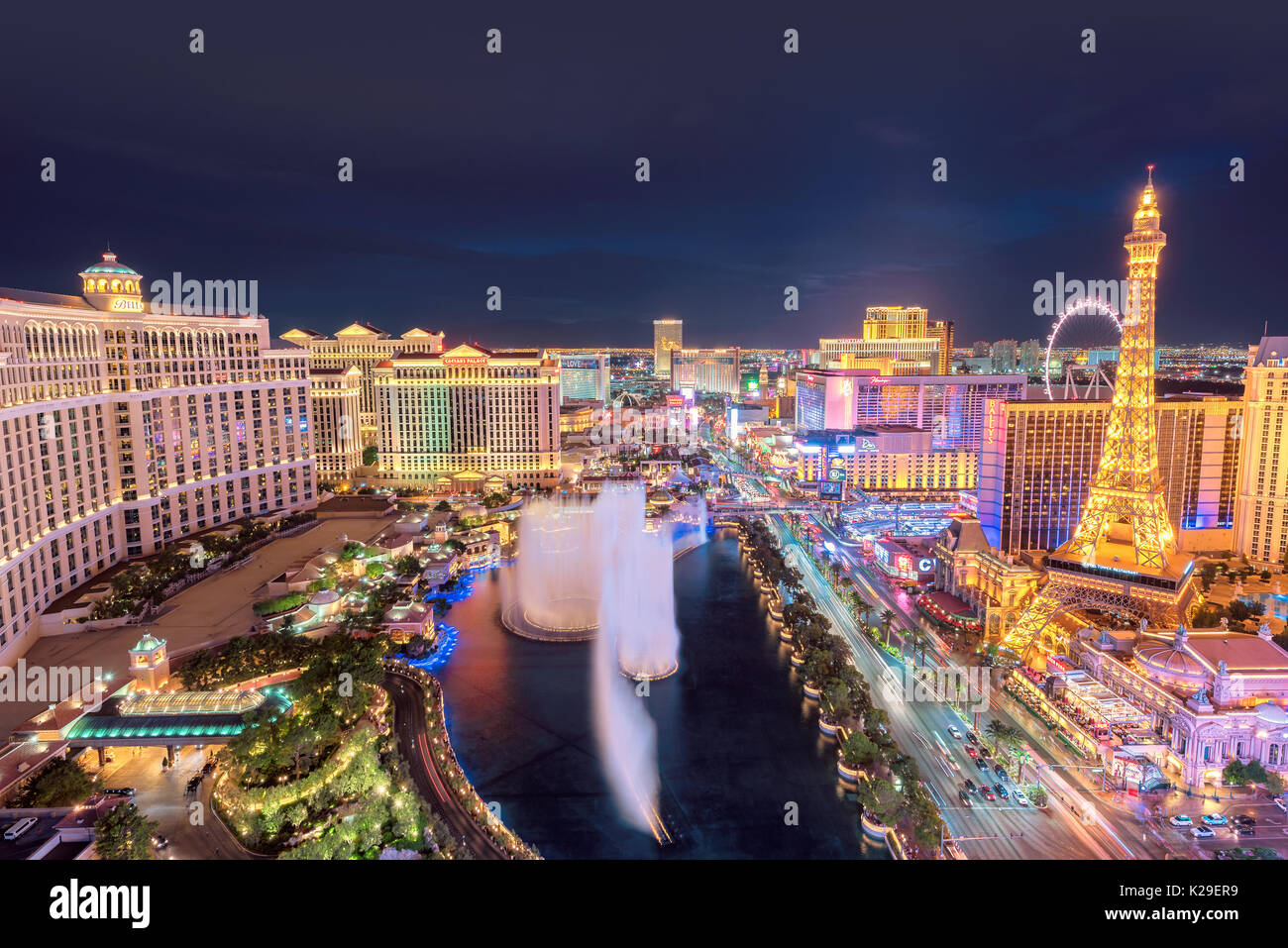 Strip di Las Vegas Foto Stock