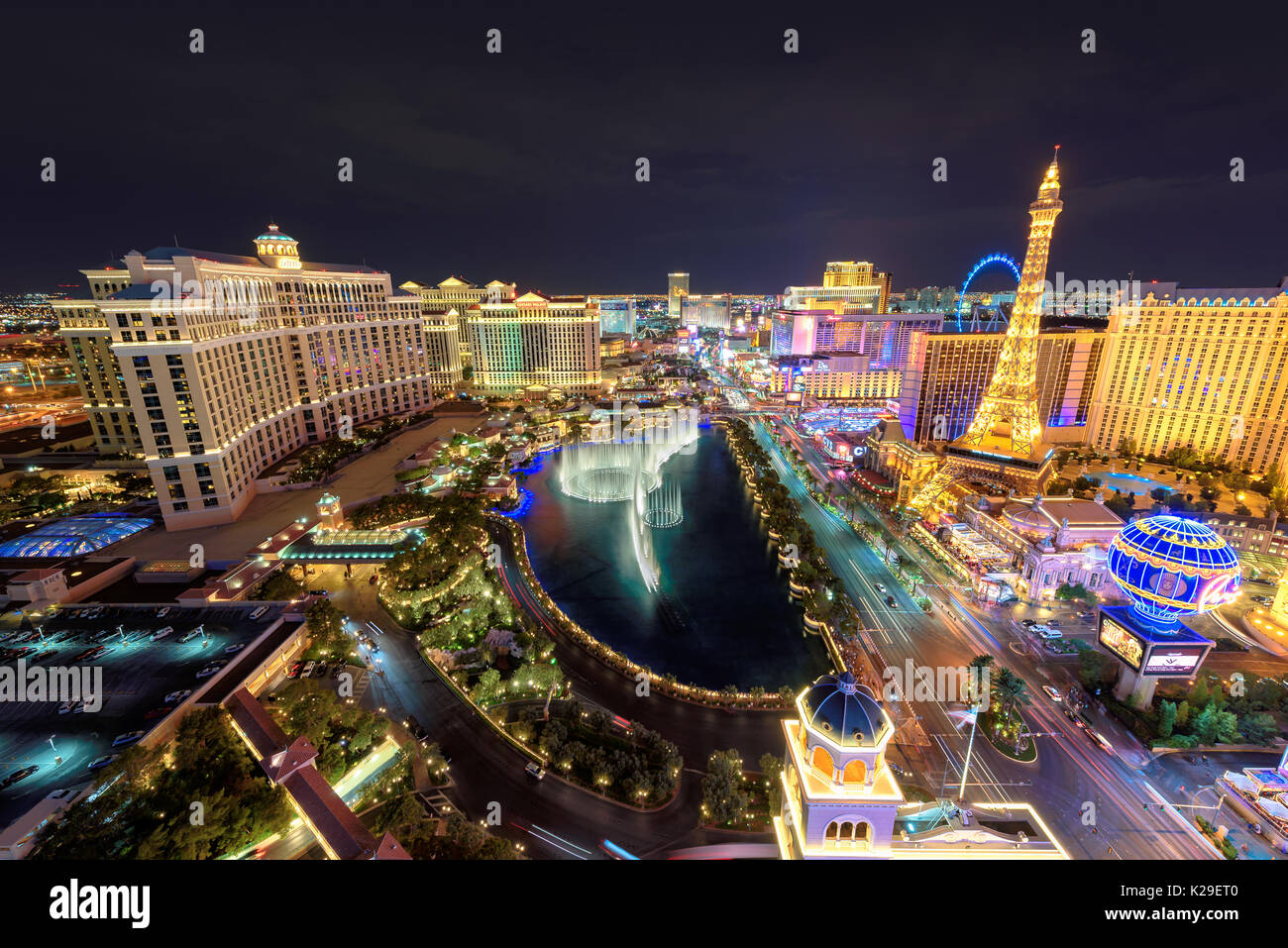 Strip di Las Vegas Foto Stock