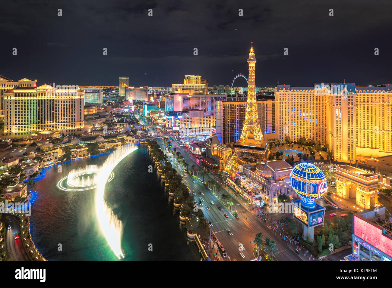 Strip di Las Vegas Foto Stock