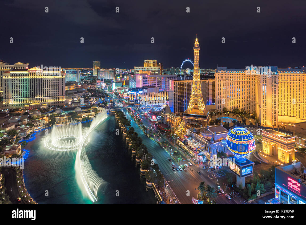 Strip di Las Vegas Foto Stock