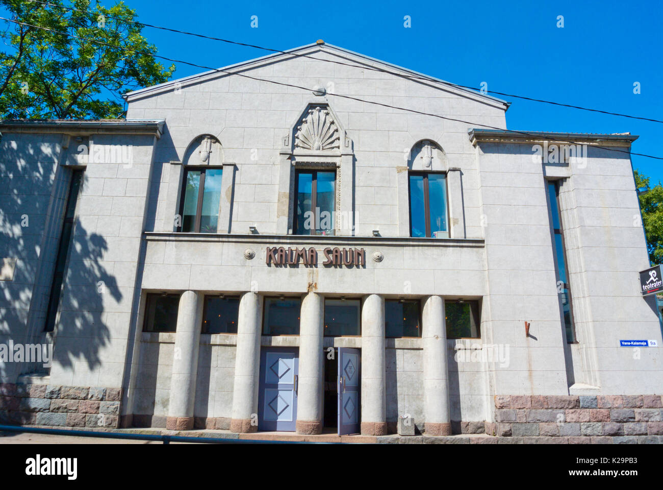 Kalma saun, sauna, bagno pubblico house, Kalamaja, Tallinn, Estonia Foto  stock - Alamy