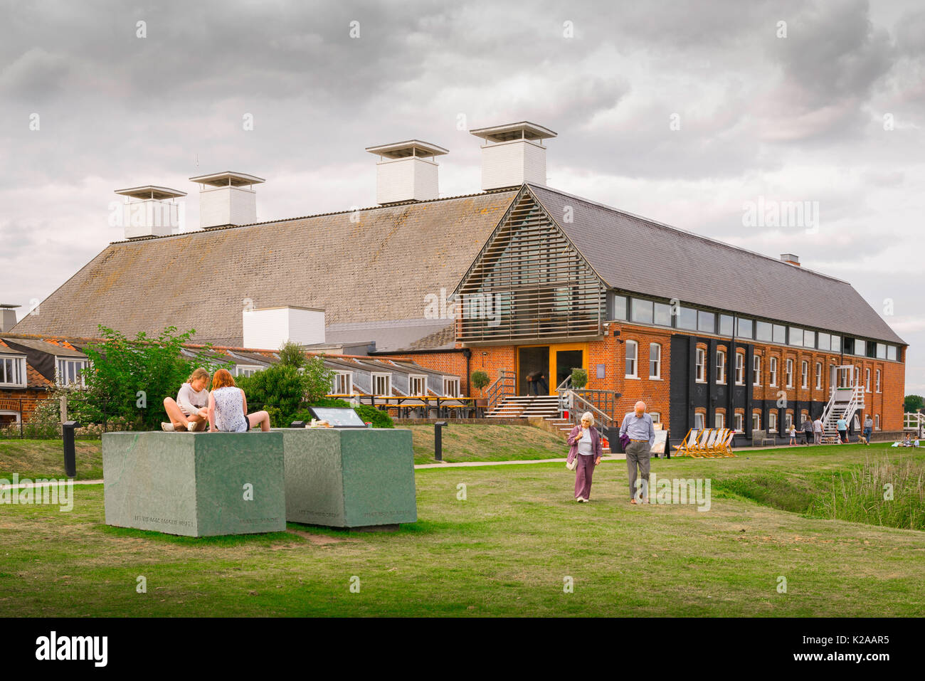 Snape Suffolk Maltings, The Maltings concert hall in Snape, Suffolk, East Anglia, UK. Foto Stock